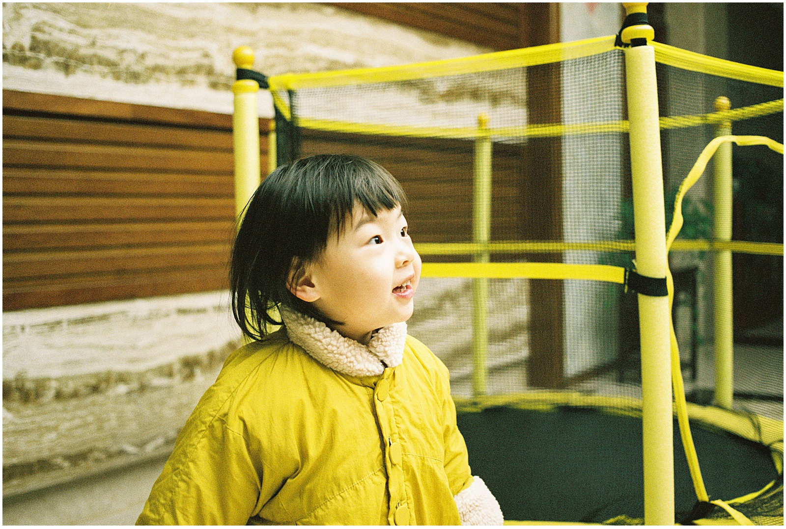 A toddler representing the question what is telegraphic speech
